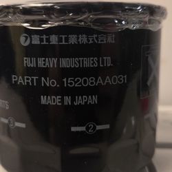 Subaru Oil filters