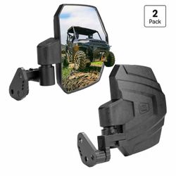 KEMIMOTO UTV Large Side Mirrors A-pillar Compatible with Polaris Ranger XP 1000/ Crew XP 1000 2018-2026, Compatible with UFORCE