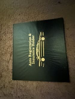 Auto Registration & Insurance Book 