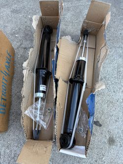 Front Driver Passenger Bare Strut And Shock Absorber