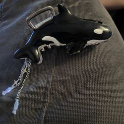 Orca Whale Hair clip 