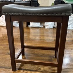 24” Saddle Stool Bar Stool – New / $15 Each