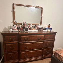 Wooden Dresser (Mirror Not Included)
