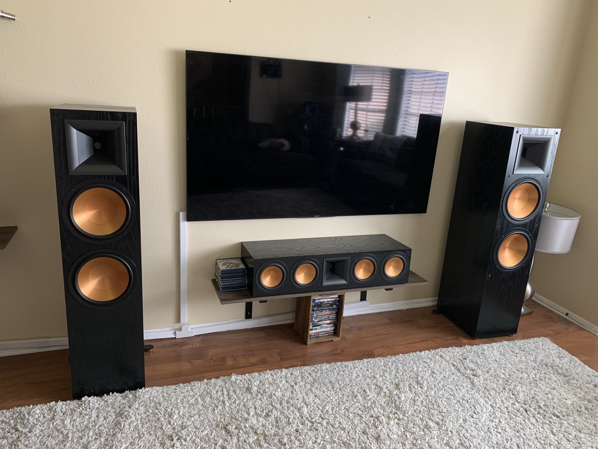 Klipsch Speakers Set,  Left Right & Center 