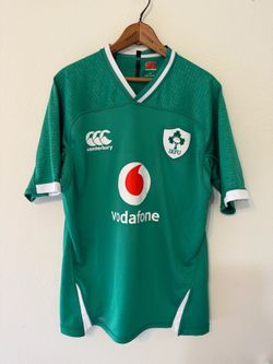 Canterbury Ireland IRFU Rugby Home Jersey Shirt Vodafone Size L Men’s