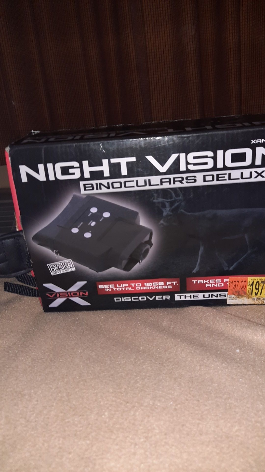 Night vision binoculars deluxe