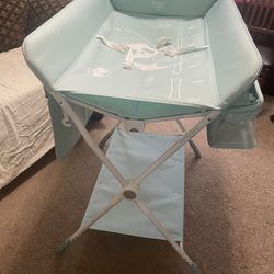 foldable Baby Diaper Changer With Storage On both Sides New Condition Very Clean Pets And Smoking Free House 