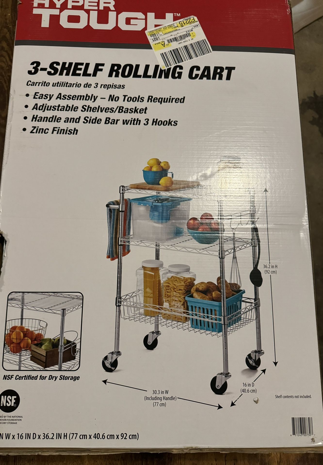 Shelf Rolling Cart
