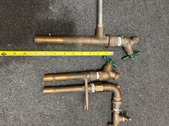 3 irrigation quick coupling keys with hose bibs