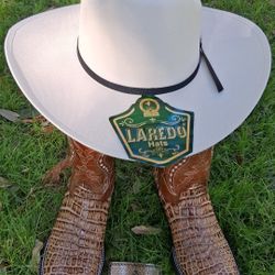 Cocodrilo Belly Boots..Hat..Beltbuckle