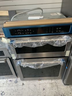 Maytag microwave/ oven combo in stainless steel