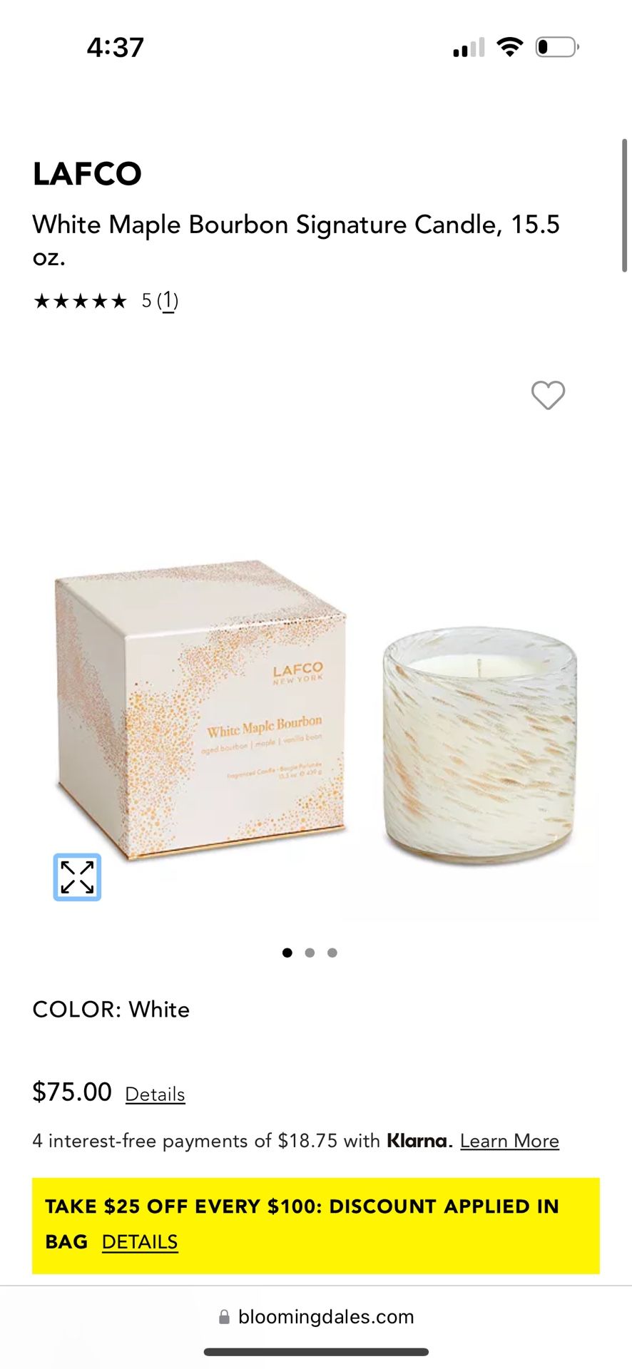 LAFCO Holiday Candle