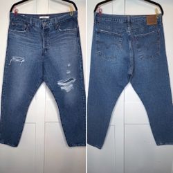 Levi’s, Premium, Wedgie Fit Jeans, High Rise Distressed, 100% Cotton, Blue Jeans, Women’s Size 32.