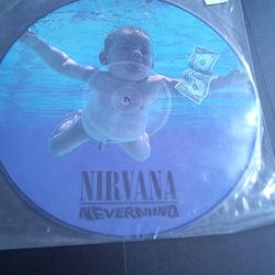 NIRVANA NEVERMIND PICTURE DISC VINYL  ALBUM RECORD