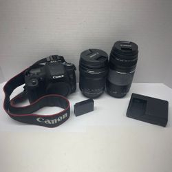 CANON EOS REBEL T6S DSLR 24.2MP 18-135MM IS + EF 75-300MM III LENS K (CMP129258)