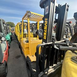 Hyster Diesel Forklift 3 Stages 6000 Lbs 