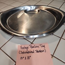 Vintage Stainless Tray