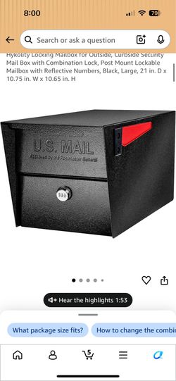 Heavy duty mailbox