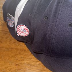 8 Ny Yankees Hats Lot