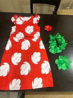Hawaiian Little Girl Costume Dress (Lilo)