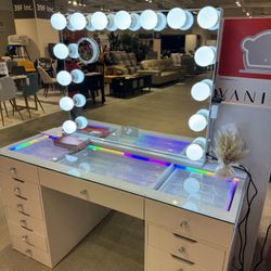 Mesa De Maquillaje/ Personalizable/ Escritorio - Entrega De Mismo Día - No Se Requiere Crédito 
