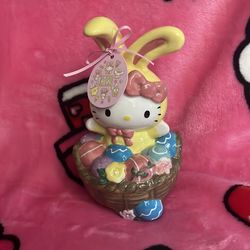 Hello kitty Easter ceramic