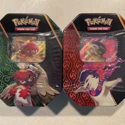 Divergent Powers Tin Hisuan Decidueye & Typhlosion V *SEALED* Pokemon Sword Shield Fusion Strike Brilliant Stars Astral Radiance SWSH237 238