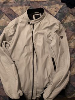 Guess leather jacket XL