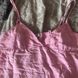 Pink Crop Shirt 