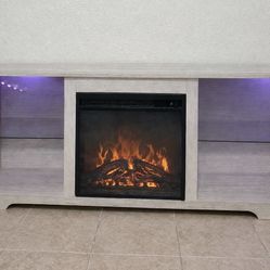  Electric TV consoles with fireplaces