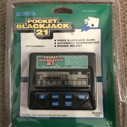 Radica8 Blackjack 21 Video Blackjack Game - SEALED