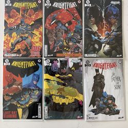 DC KO BATMAN KNIGHTFIGHT #1-#4 Set Cover A + #2 & #3 Variants NM 🔥  6 total books