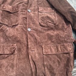 Tommy Hilfiger Suede Quilted Jacket 