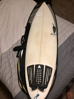 5x10 Chili Surf Board With Cover And Travel Bag