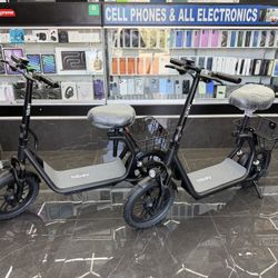 HiBoy Electric Scooter With Seat And Basket ((Take It Home In Payments/ llévatelo a casa en pagos) 