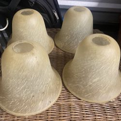 Lamparas Set De 4 Seminuevo 