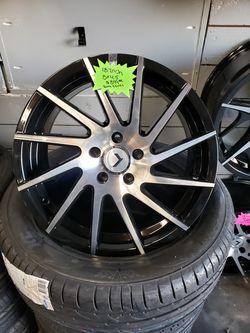 KRASE 18X8.5 5X4.5 ON 225/45/18 ON SALE!!!!!!!