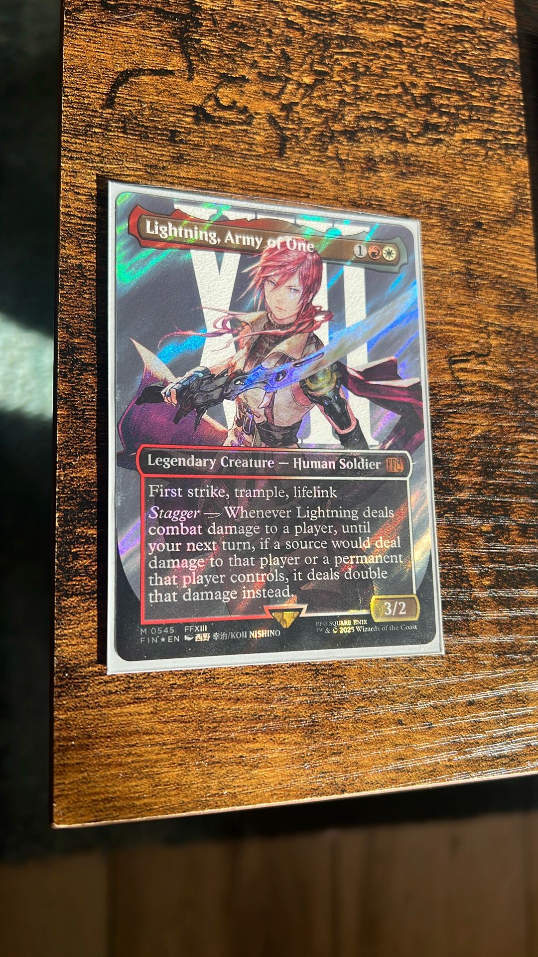 MTG X Final Fantasy Lightning, Army of One (surge Foil)