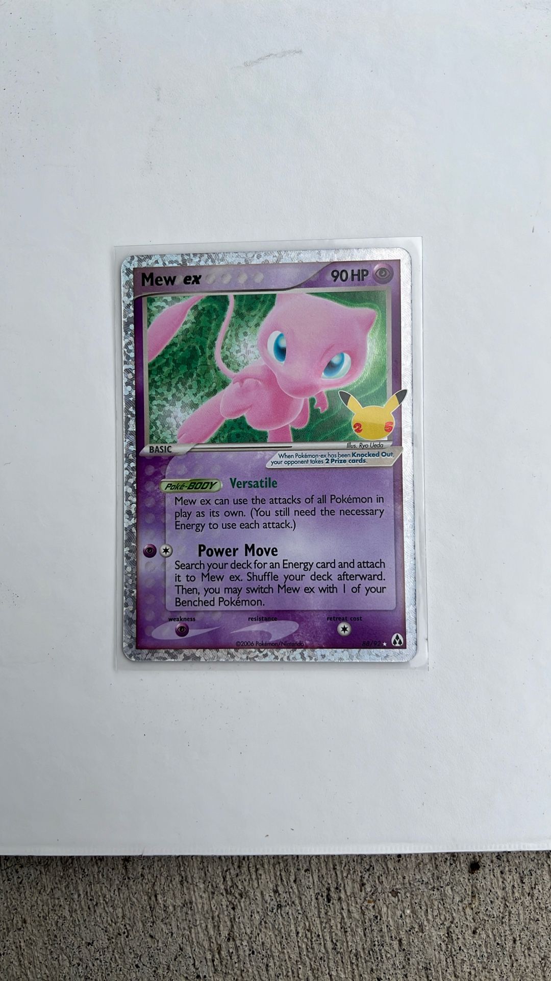I’m Selling A Pokémon Card, Old Edition Mew EX.
