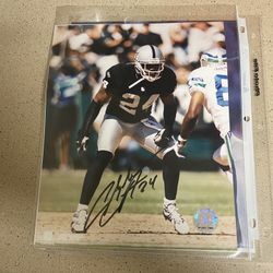 Charles Woodson autographed photo