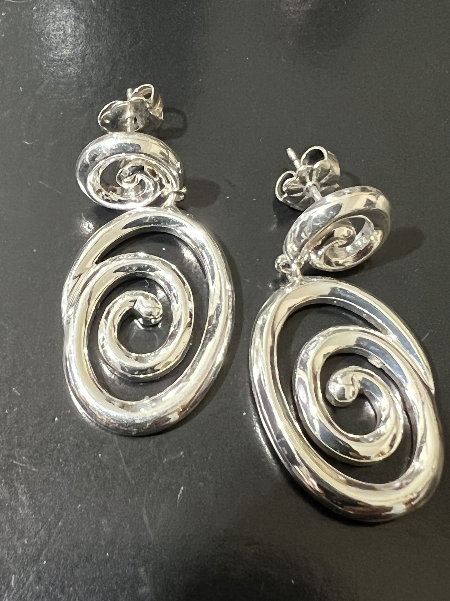 PURE STERLING SILVER LADYS EARRINGS FOR SALE 
