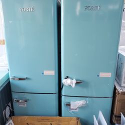 Forte Fridge 24 Inches 24 Wide By 66 Hight Botyon Freezer $975 Warranty  Blue Ready  To Deliver