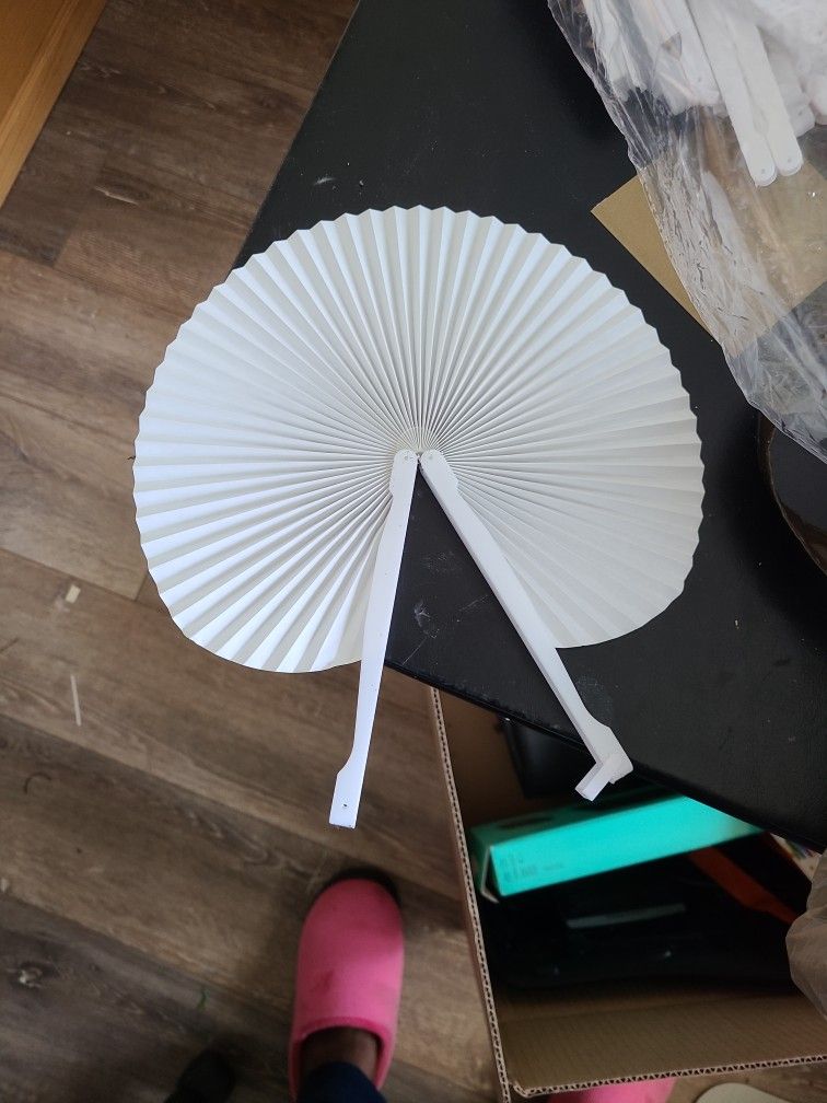 15 Paper Fan Folded
