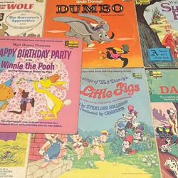 Vintage Disney Vinyl Records Lot  -All for $40-