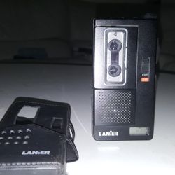 Lanier microcassette recorder 
