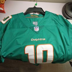 Tyreek Hill On Field Dark Green NFL Jersey Still With Tags
