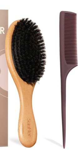 Brand New Boar, Brush And Wooden Comb Set