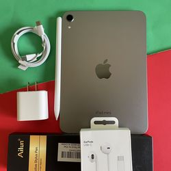 Apple Ipad Mini 7th Generation (Newest 2024 / A17 pro chip) 128GB with pen, case & Accessories (256GB $529)