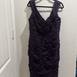 Used Party Purple Dress 2XL