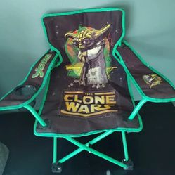 Star Wars: Clone Wars Yoda Kids Toddler Folding Outdoor Camping Chair 